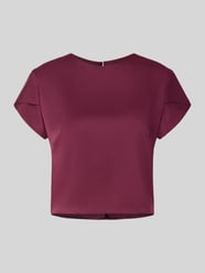 Bluse aus Satin von Rinascimento Bordeaux - 35