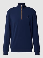 Classic Fit Troyer mit Label-Stitching von Polo Ralph Lauren Blau - 11