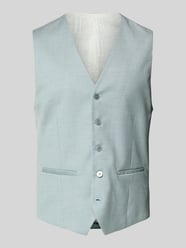 Regular fit gilet met paspelzakken van HECHTER PARIS - 10