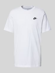 T-Shirt mit Logo-Stitching von Nike Weiß - 39