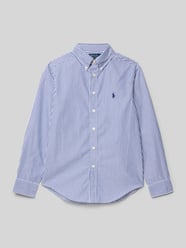 Regular fit zakelijk overhemd met button-downkraag van Polo Ralph Lauren Teens - 3