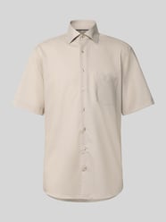 Regular Fit Freizeithemd aus Lyocell-Mix von ETERNA Beige - 6