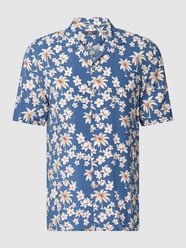 Slim Fit Freizeithemd mit floralem Muster von Jake*s Blau - 15