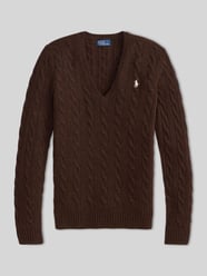 Pullover aus Wolle Kaschmir mit Logo-Applikation von Polo Ralph Lauren - 48