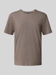 Regular Fit T-Shirt aus Baumwoll-Elasthan-Mix von BOSS Beige - 18