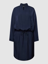 Midikleid mit Strukturmuster von Emporio Armani Blau - 6