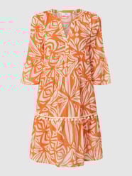 Kleid aus Viskose-Baumwoll-Mix  von Nadine H Orange - 37