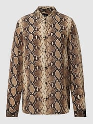 Hemdbluse aus Seide mit Animal-Print von THE KOOPLES Beige - 12