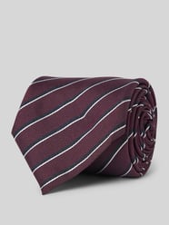 Krawatte mit Label-Detail von BOSS Bordeaux - 35
