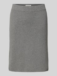Regular fit rok in gebreide look van Christian Berg Woman - 14
