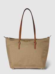 Tote Bag mit Label-Applikation Modell 'KEATON' von Lauren Ralph Lauren Beige - 27