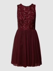 Cocktailkleid mit Pailletten von LACE & BEADS Rot - 31