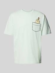 T-Shirt mit Motiv-Print von MCNEAL Türkis - 48