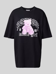Oversized T-Shirt mit Label-Print von REVIEW - 16