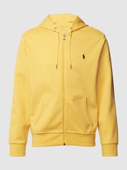 Sweatjacke mit Logo-Stitching von Polo Ralph Lauren Gelb - 30