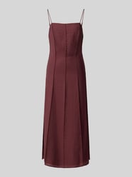 Tailliertes Freizeitkleid aus Lyocell-Mix mit Woll-Anteil Modell 'D076-WaistSlipDr' von Jake*s Collection - 44
