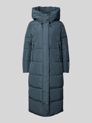 Gewatteerde lange jas met opstaande kraag, model 'Soulani' van khujo - 21