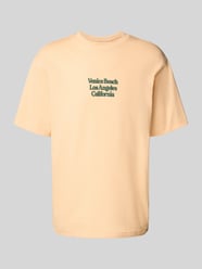 Relaxed Fit T-Shirt aus reiner Baumwolle Modell 'KENNY' von ONLY & SONS Orange - 8