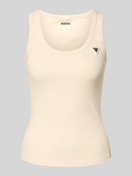 Top o kroju slim fit z mieszanki wiskozy model 'Colette' od GUESS Activewear - 1