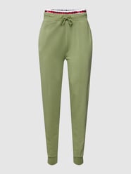 Sweatpants mit Logo-Bund Modell 'PANT' von Tommy Hilfiger Grün - 46