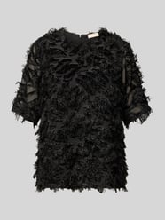 T-shirt met siergarnering, model 'VILLA' van FREE/QUENT - 39