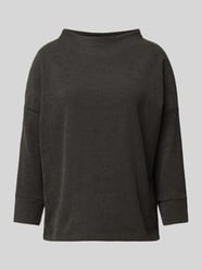 Sweatshirt mit Viskose-Anteil und 3/4-Arm von Street One Grau - 43