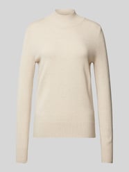 Strickpullover mit gerippten Abschlüssen  von Christian Berg Woman Beige - 43