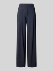 Wide fit stoffen broek met elastische band van Marc Cain - 44