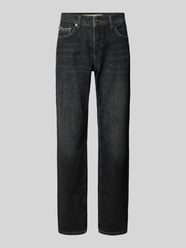 Straight Fit Jeans mit Eingrifftaschen von MAC Grau - 21