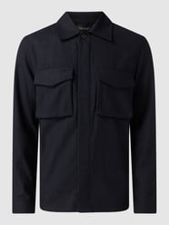 Relaxed fit vrijetijdsoverhemd met glencheck-motief van Scotch & Soda Blauw / turquoise - 25