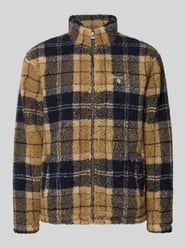 Regular Fit Fleecejacke mit Allover-Muster von Barbour Beige - 2