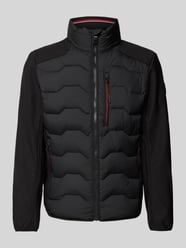 Regular Fit Funktionsjacke mit Steppnähten von Tom Tailor Schwarz - 9