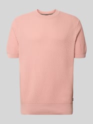 Regular Fit Strick-Shirt aus reiner Baumwolle Modell 'H-NILTON' von BOSS Pink - 6