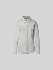 Bluzka koszulowa z tkaniny stylizowanej na denim od Closed - 40