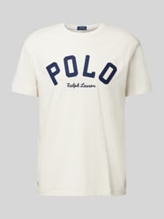 T-Shirt mit Label-Detail von Polo Ralph Lauren Beige - 41