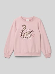 Regular Fit Sweatshirt aus Baumwoll-Mix von s.Oliver RED LABEL Pink - 11