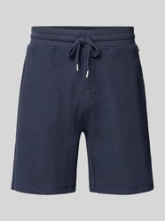 Szorty z dzianiny dresowej o kroju regular fit z mieszanki bawełny od BOSS - 17