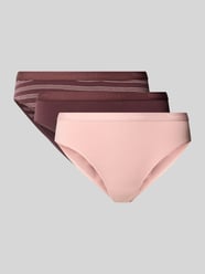 Slip aus Baumwoll-Mix im 3er-Pack von Marc O'Polo Bordeaux - 4
