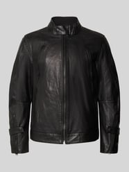 Bikerjack van schapenleer met opstaande kraag van G-Star Raw - 39