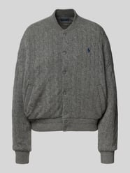Bomberka o kroju regular fit z imitacji dzianiny z domieszką kaszmiru od Polo Ralph Lauren - 7