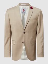 Slim Fit 2-Knopf-Sakko aus Schurwolle YOUR OWN PARTY by CG – CLUB of GENTS von CG - Club of Gents Beige - 25