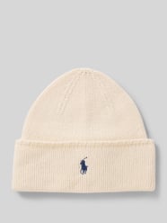 Wollen muts met logostitching van Polo Ralph Lauren - 41
