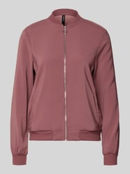 Regular Fit Bomberjacke mit College-Kragen Modell 'COCO' von VERO MODA Pink - 33