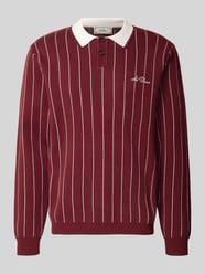 Regular Fit Poloshirt mit Logo-Stitching von Les Deux Bordeaux - 10