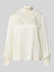 Regular fit blouse met lange mouwen van pure viscose van Jake*s Collection - 2