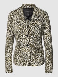 Blazer mit Allover-Animal-Print von Marc Cain - 37