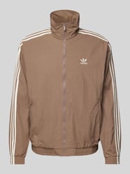 Trainingsjack met labelstitching van adidas Originals Bruin - 17