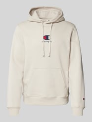 Hoodie mit Label-Stitching von CHAMPION Beige - 40