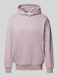 Hoodie met licht verbrede schouders, model 'DAN LIFE' van Only & Sons Fuchsia - 17