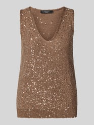 Stricktop mit V-Ausschnitt Modell 'ACAICI' von Weekend Max Mara - 40